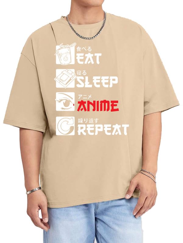 Oversize Tshirt Baggy for Men Boy Cotton Casual Latest Stylish Beige Black Blue Maroon Brown White 299 399 Under-image-11
