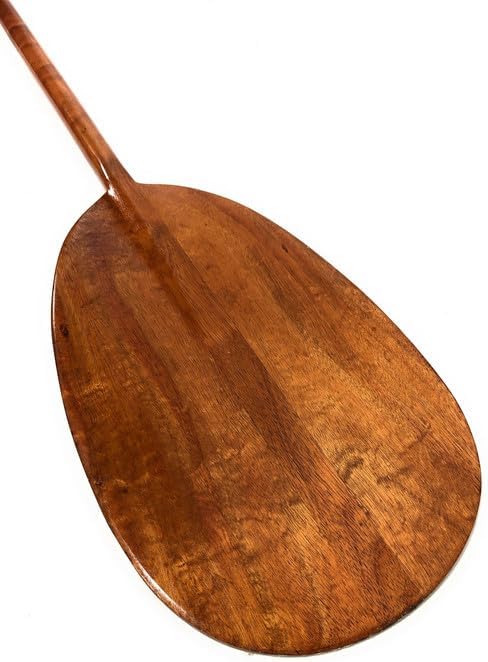 Tikimaster Blonde Koa Paddle 60 in Steersman - Outrigger Canoe - Hawaii | #koa3602