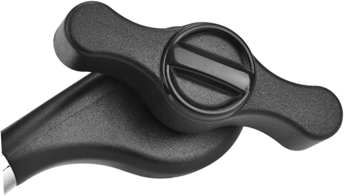 OUNONA Stainless Steel Manual Can Opener Ergonomic and Easy to Use Kitchen Tool for Home Compact Design Suitable for Seniors and Arthritic Hands
