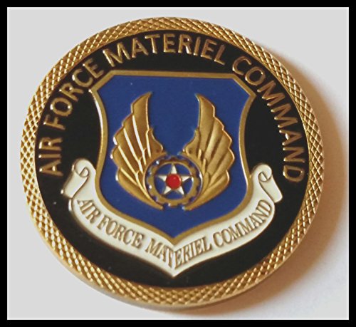 USAF Air Force Materiel Command Colorized Challenge Art Coin
