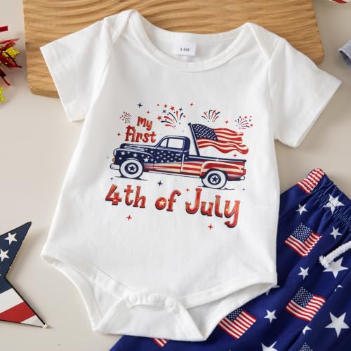 Romper Outfit My First 4th of July Onesie - image 4