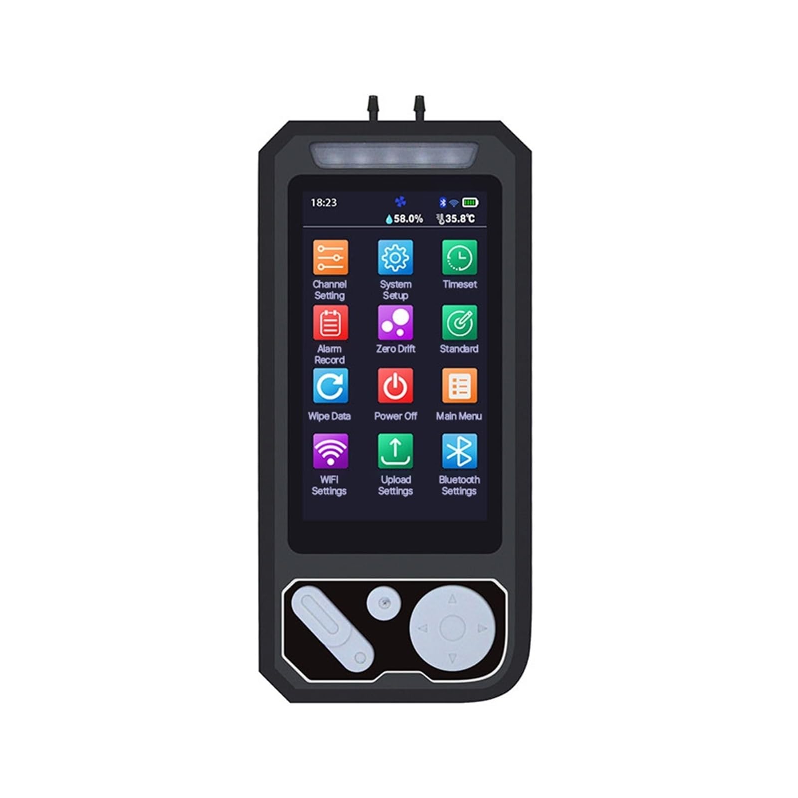Dmete One Color S319 Portable Multi Functional Gas Detector Humidity Dust Workshop Monitor
