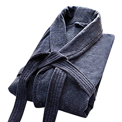 Unisex Velour Bathrobes, Medium, Grey Amazon.in Home & Kitchen