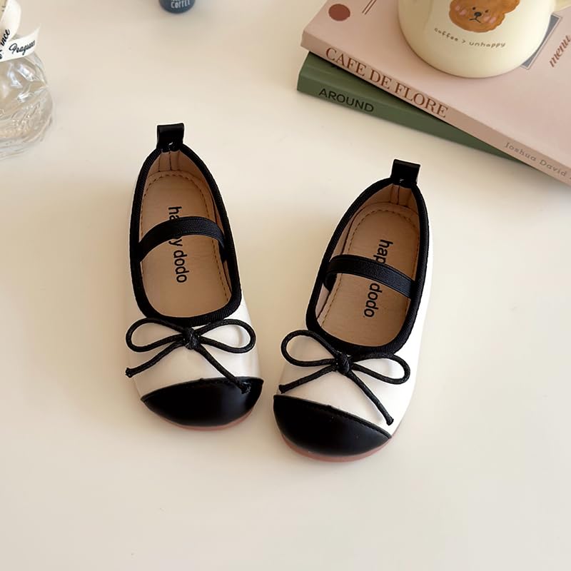 Girls Mary Jane Bow Dress Shoes – Soft Sole Flats for School, Party & Weddings2