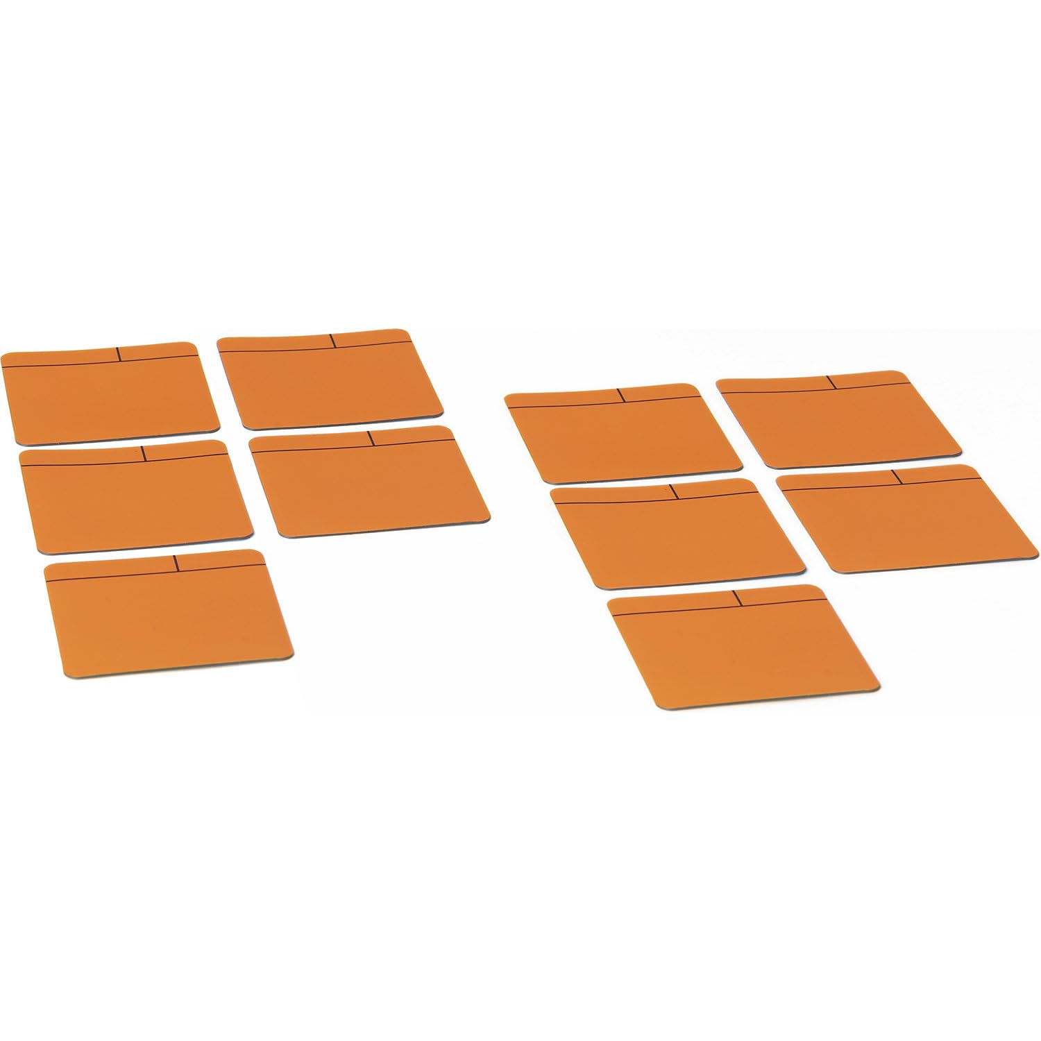 kaiserkraft | Haftnotizen | Magnetisch, LxB 75 x 75 mm, VE 10 Stk, orange