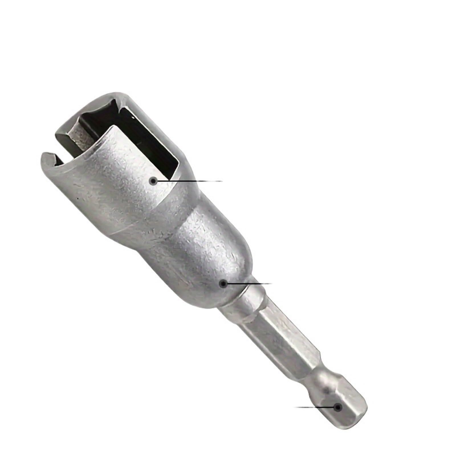 1pc Electric Tool Slot Electric Screwdriver With 1pc Butterfly Bolt Socket Wrench 6 35mm Hex Socket Conversion Nut