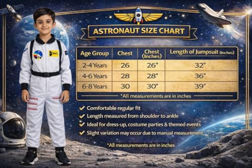 Image of FancyDressWale Community Helper & Career Role Play Costume for Fancy Dress Pilot, Navy, Army, astronaunt, Police Costumes