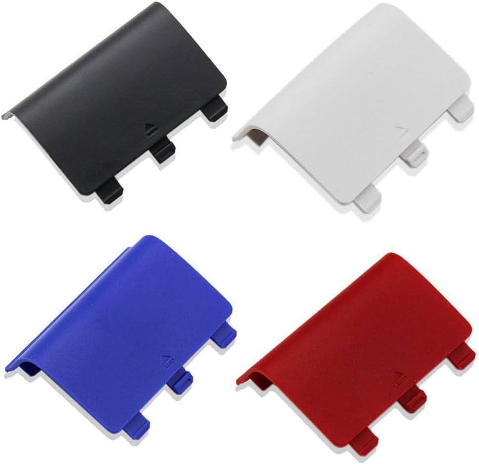 Image of 2PCS Battery Back Cover -White Precise Plastic Battery Back Cover Pack Headgear Accessory -Replacement Battery Doors Shell Repair Part