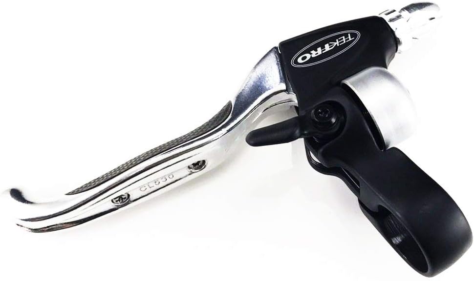 New Tektro CL535-RT+CL530-RS MTB BMX HYBRID Brake Lever Silver With Bell by Tektro