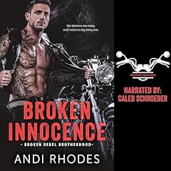 Diseño de la portada del título Broken Innocence