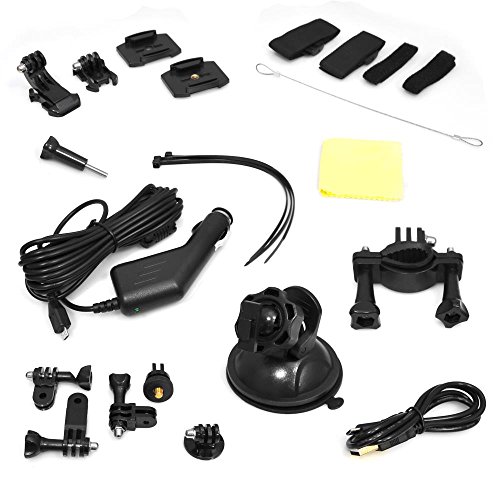 Image of Pyle PDVRCAM50W - Full HD 1080p Dash Cam + Sports Action Camera - AV Output for FPV Drone Flight and built in WIFI