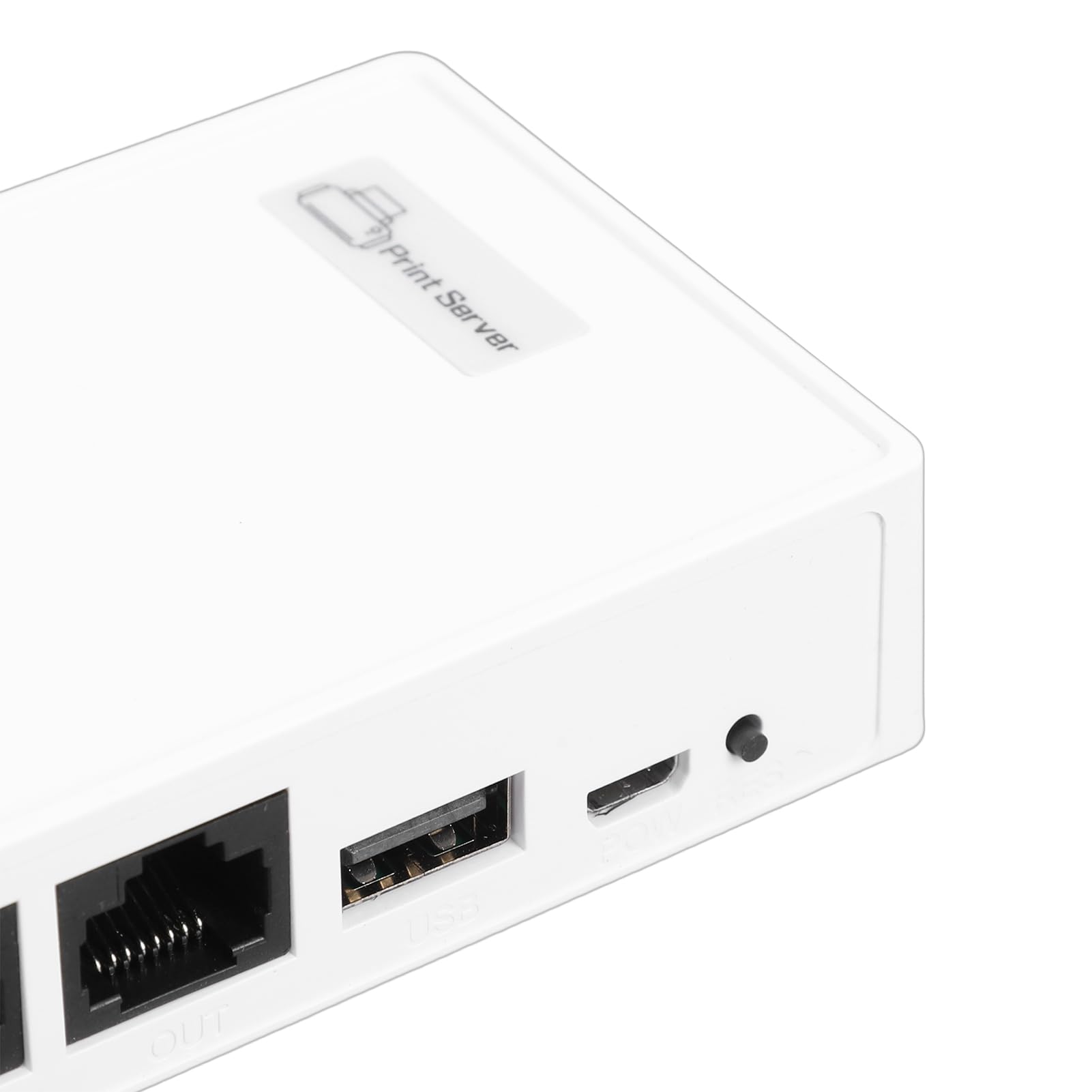 Eujgoov Server di Stampa Wireless USB, Ricevitore Condivisore di Stampanti WiFi per OS X, con Porta USB Rete Stabile per Ufficio