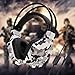 Produktbild Marxways Gaming-Headset 3,5-mm-Over-Ear-Stereo-Gaming-Kopfhörermikrofon für N-Switch, langlebiger Aluminiumrahmen, abnehmbares Mikrofon, Funktioniert mit PC, PS4, Xbox One - Rot