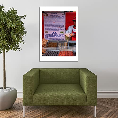 Poster mille-pattes grillé Spiffing Prints grand format encadré mat