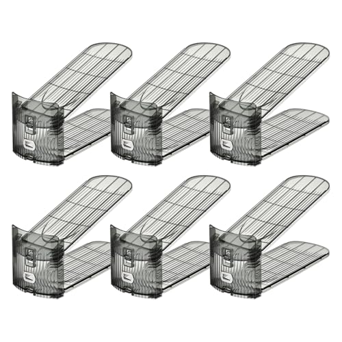 Rangement garage efficace grâce au support empilable pour chaussures réglable