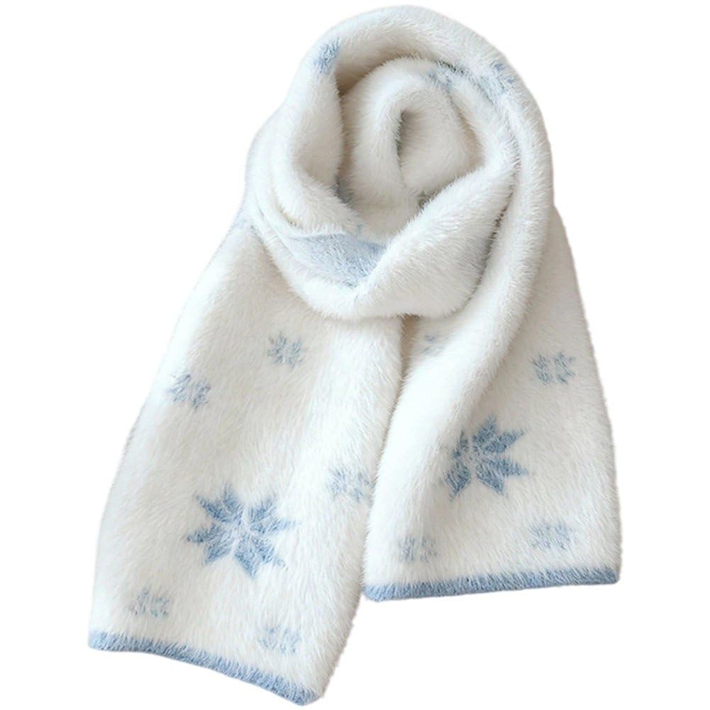 Écharpe douce en maille pour fille et femme le cadeau de Noël parfait