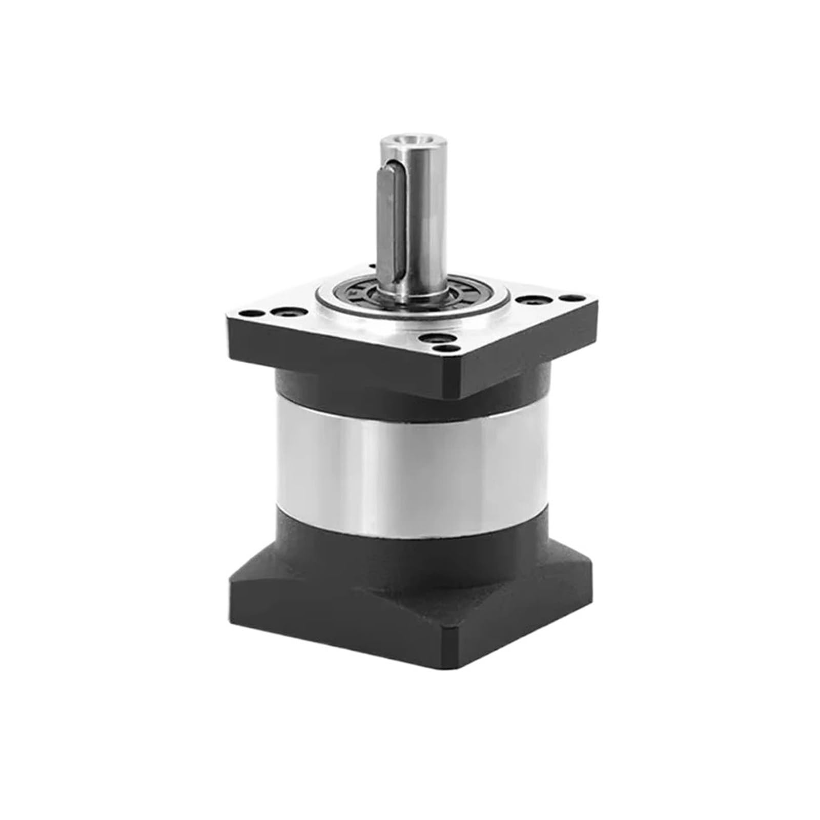 Reduktor silnika krokowego Nema 23, przekładnia planetarna, grubość 57 mm, wejście 6,35/8, wał 14 (8 Input 14 Output, stosunek 4 do 1)
