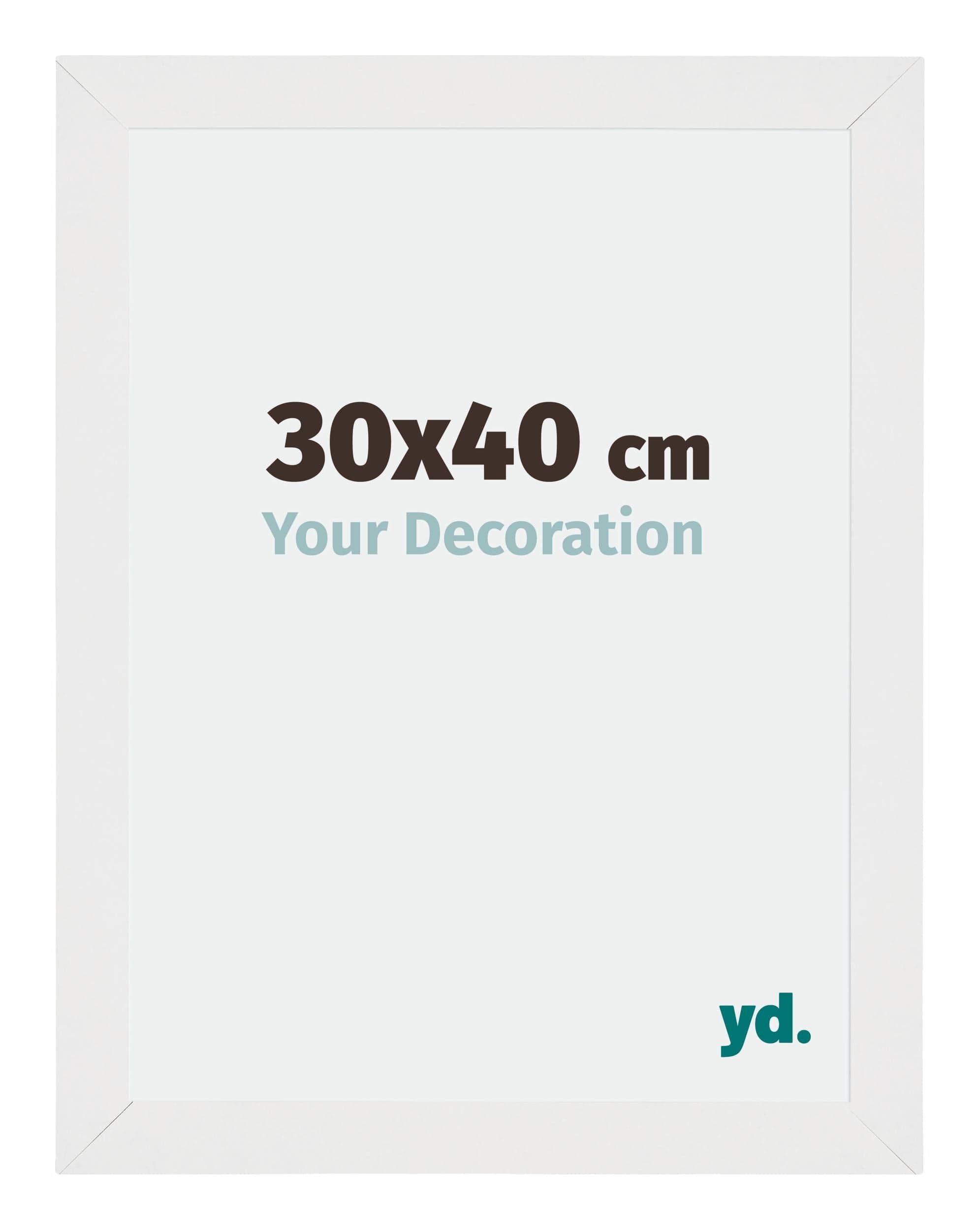 Your Decoration - Puzzle frame 30x40 - White High Gloss - Puzzle frame 500-1000 Pieces - MDF Photoframe - Mura