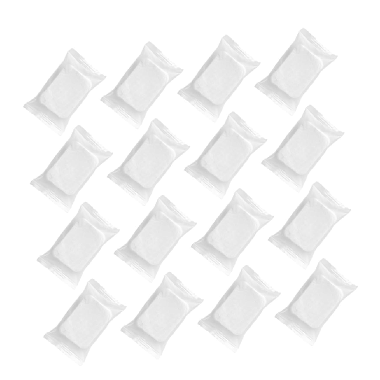 DOITOOL 1 Packung Wattepads reinigende Gesichtspeelingschwamm Vliesstoff Reinigungsschwämme Puderquaste Vlies-Pads Gesichtspads Gewebe Maske Münze reisen Reinigungswatte Weiß