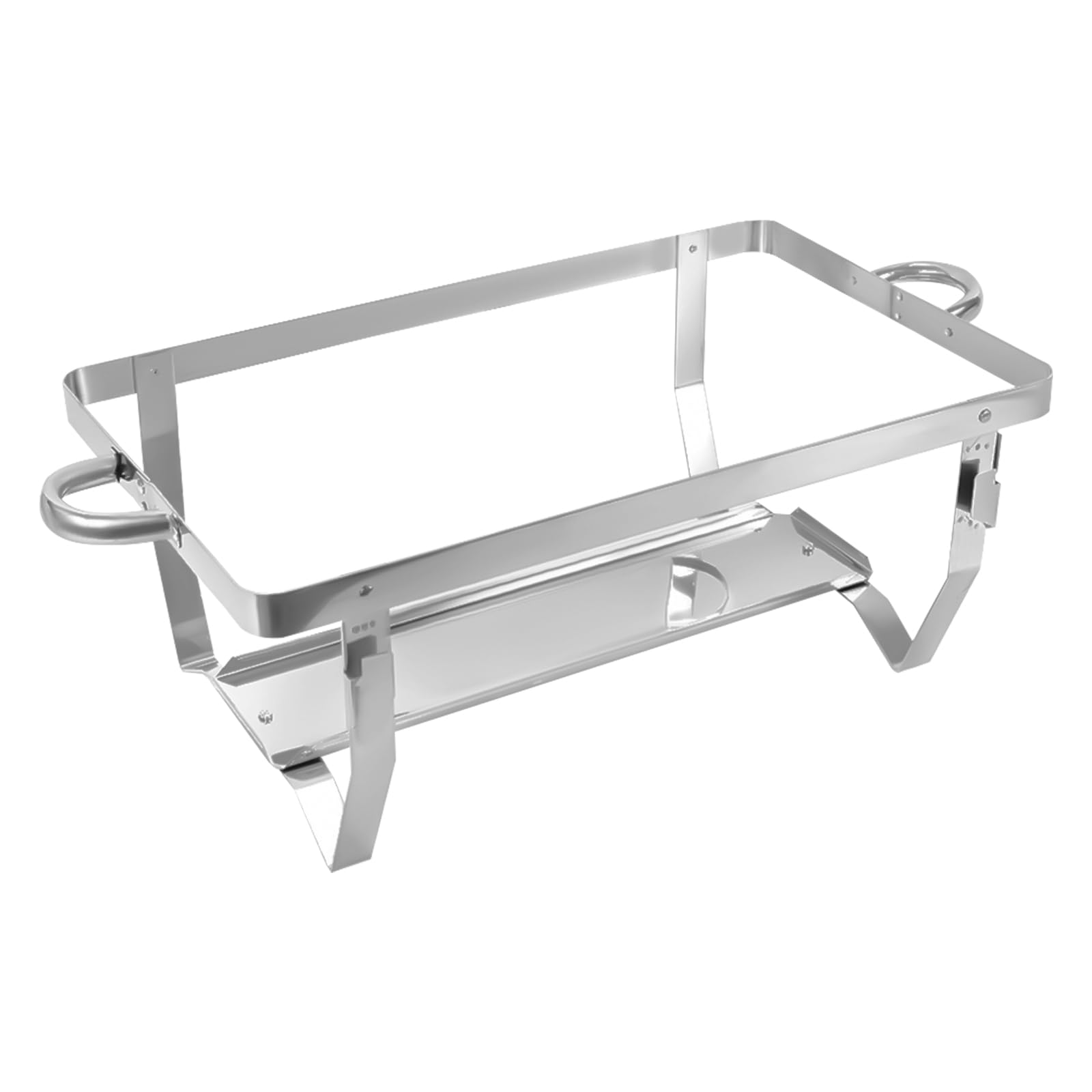 Chauffe-plat En Acier Inoxydable - Ru00e9cipient De Maintien Au Chaud En 3 Grilles - Pour Servir Et Garder Au Chaud Diffu00e9rents Plats - 9 L