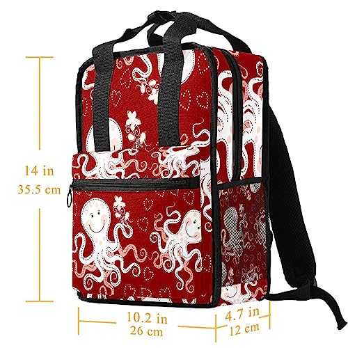 Sac à dos pour garçons pieuvre multicolore, le cadeau de rentrée idéal - 5