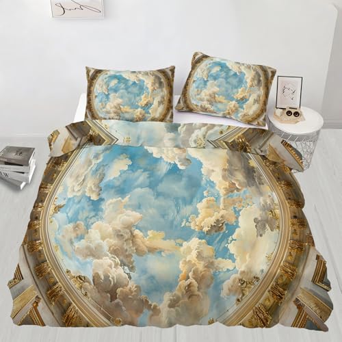 Dome Duvet Cover King Size, Dome Decor Comforter Cover Luxurious