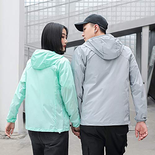 Ajcoflt Homens Sol Roupas de proteção À prova de UV Secagem rápida Fino Respirável Leve Impermeável