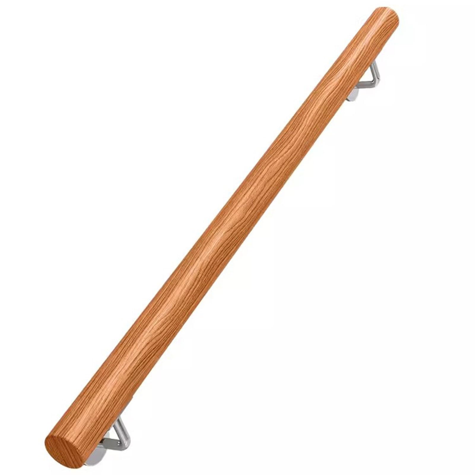 Rampe d'escalier en bois robuste de 2" de diamètre pour l'accessibilité