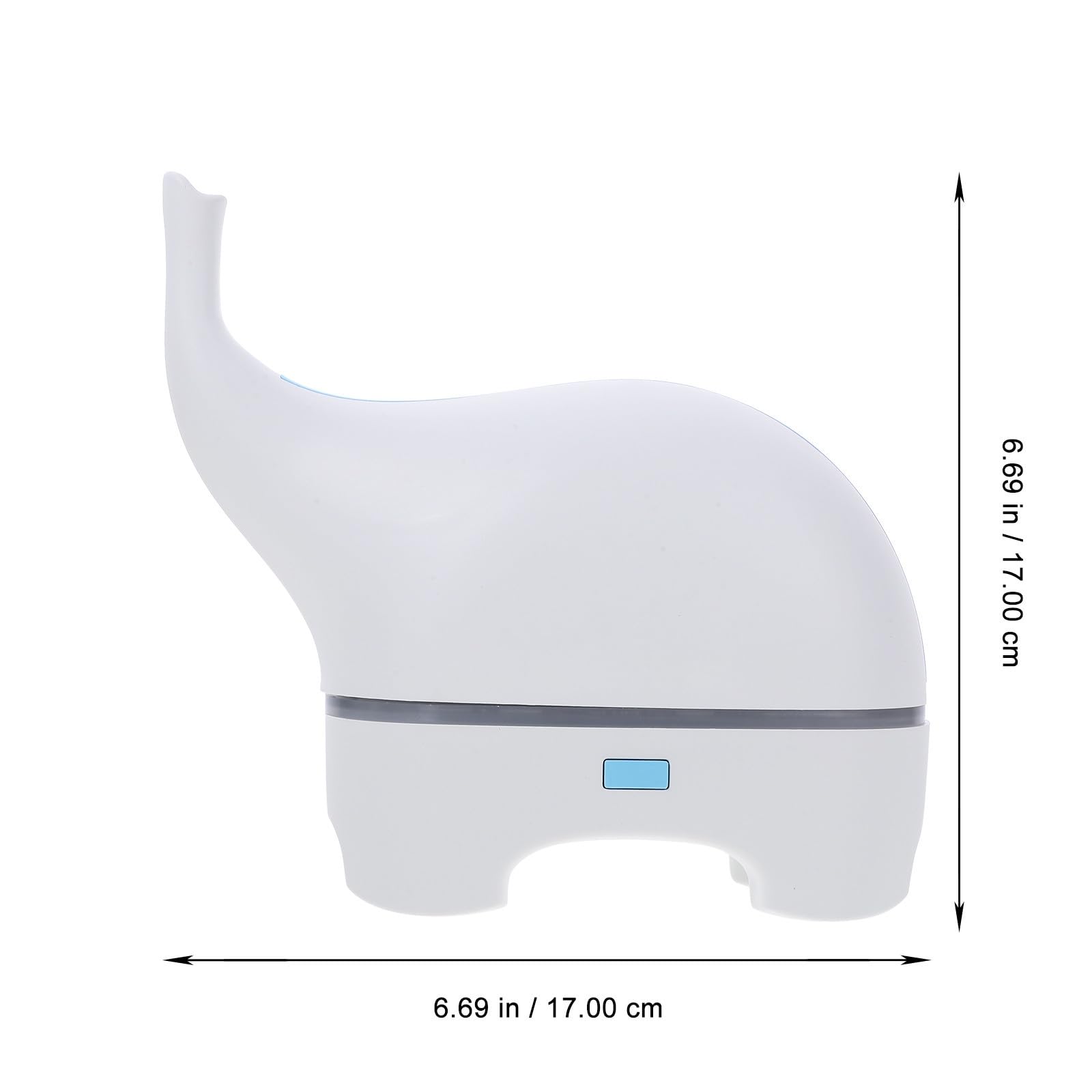 Umidificatore Diffusore Portatile Luce Notturna, Usb, Bianco