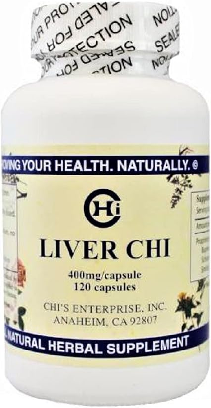 Chi - Liver Chi - Herbal Supplement with Traditional Botanicals – 120 Vegetarian Capsules