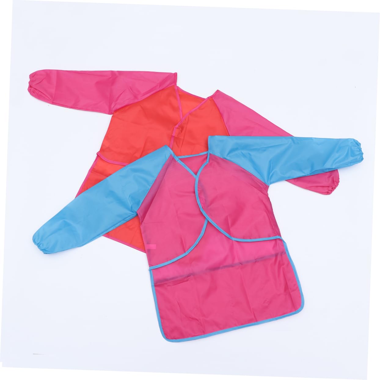 IMIKEYA 4 Pcs Art Blouse Tablier À Manches Longues Art Blouse Pour Enfants Tablier De Peinture Pour Tout-Petits Tabliers D'Art Pour Enfants De Cuisine Pour Bavoirs Pour