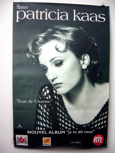 Affiche Patricia Kaas de qualité supérieure au format 80X120 Cm