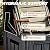 EFU Outdoor Storage Box 120 Gallon Deck Box (Indoor & Outdoor) Lockable UV Resistance Waterproof Resin Storage Bin Storage Box for Outdoor,Patio Storage With Support Rod(Black)