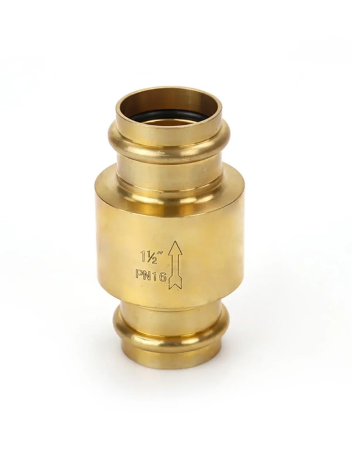 Valvola di ritegno a Molla Verticale a Compressione a Doppia Scheda in Ottone da 1-1/4" for valvola di tubazione idraulica Tipo V