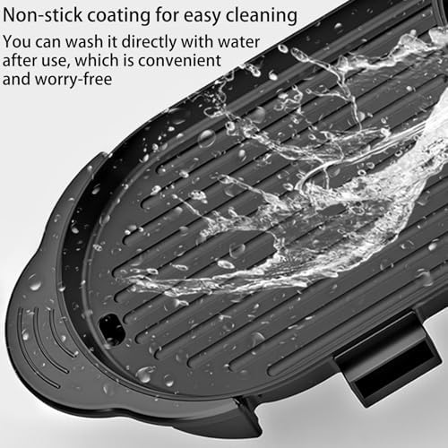 Olla Eléctrica Grill 2200W, Control Dual de Temperatura 5 Velocidades, Sin Humo miniatura 6