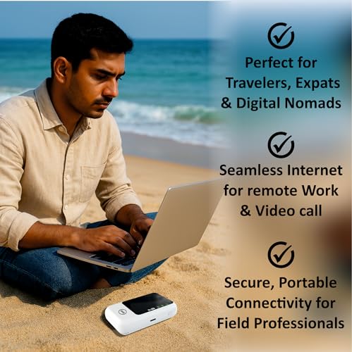 Image of H&H HH573 4G LTE Single-Band WiFi Hotspot Portable WiFi 6 Hotspot Device with 2200Mah Replaceable Battery Universal SIM Support High-Speed Internet Anywhere