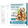 Dog Pregnancy Test Kit, Pet Pregnancy Supplies, Accurate and Fast Pregnancy Test Strips for Puppy, Disposable Pet Clinic Equipment at Home