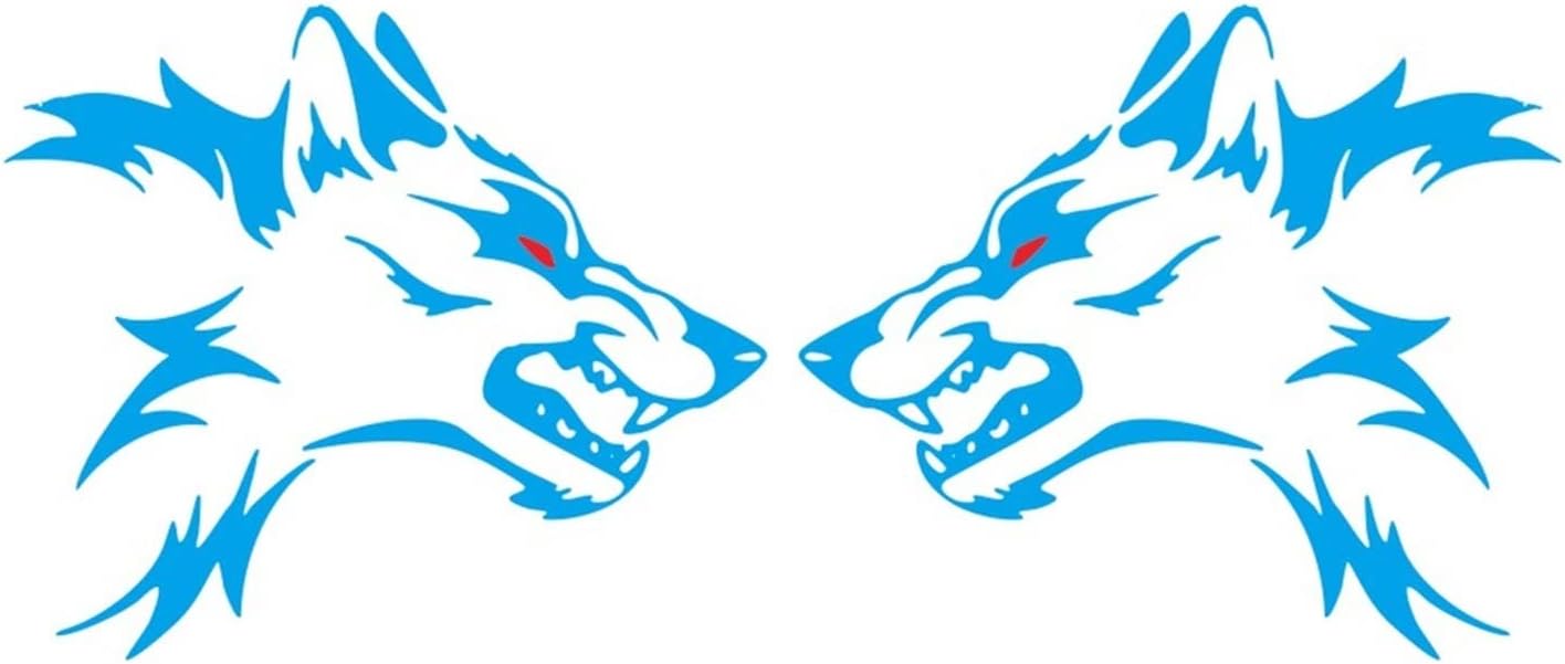 LHALUA Sport Badge Sticker Emblems Accessories Decals 2PCS