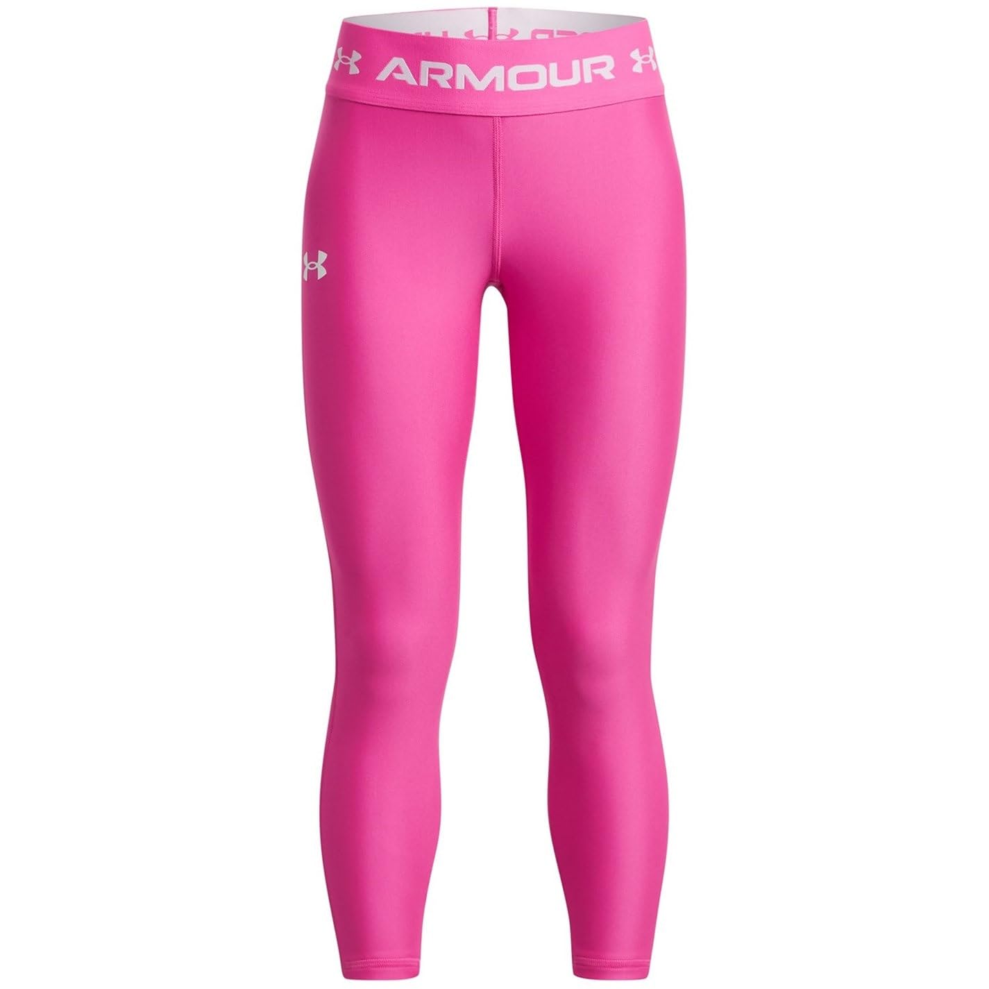 Under Armour Girls Pink Heatgear® Ankle Crop 11-12 Years
