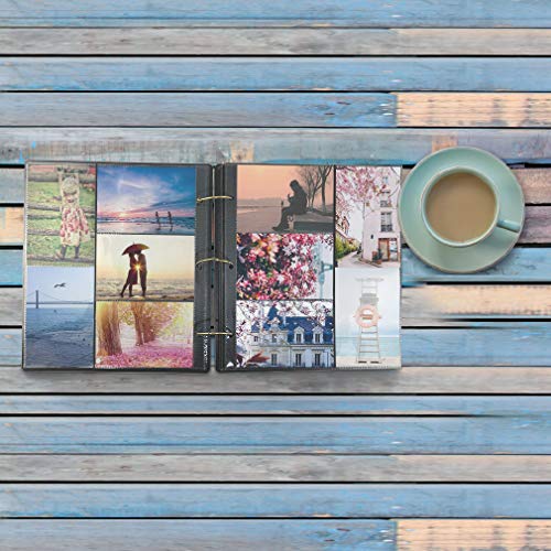 image for ZBEIVAN Dried Flower Photo Albums 4x6 Hlods 500 Horizontal and Vertica