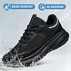 Qiucdzi Non Slip Work Shoes for Men Food Service Oil Water Resistant Sneakers Lightweight Chef Comfortable Walking Shoes for Restaurant Breathable Work & Safety Footwear