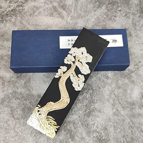 LIZHOUMIL Ink Block Four Treasures Of The Study Mo De Ji Pine Smoke Ink Sticks Calligraphy Ink Ingots 62g show Cover