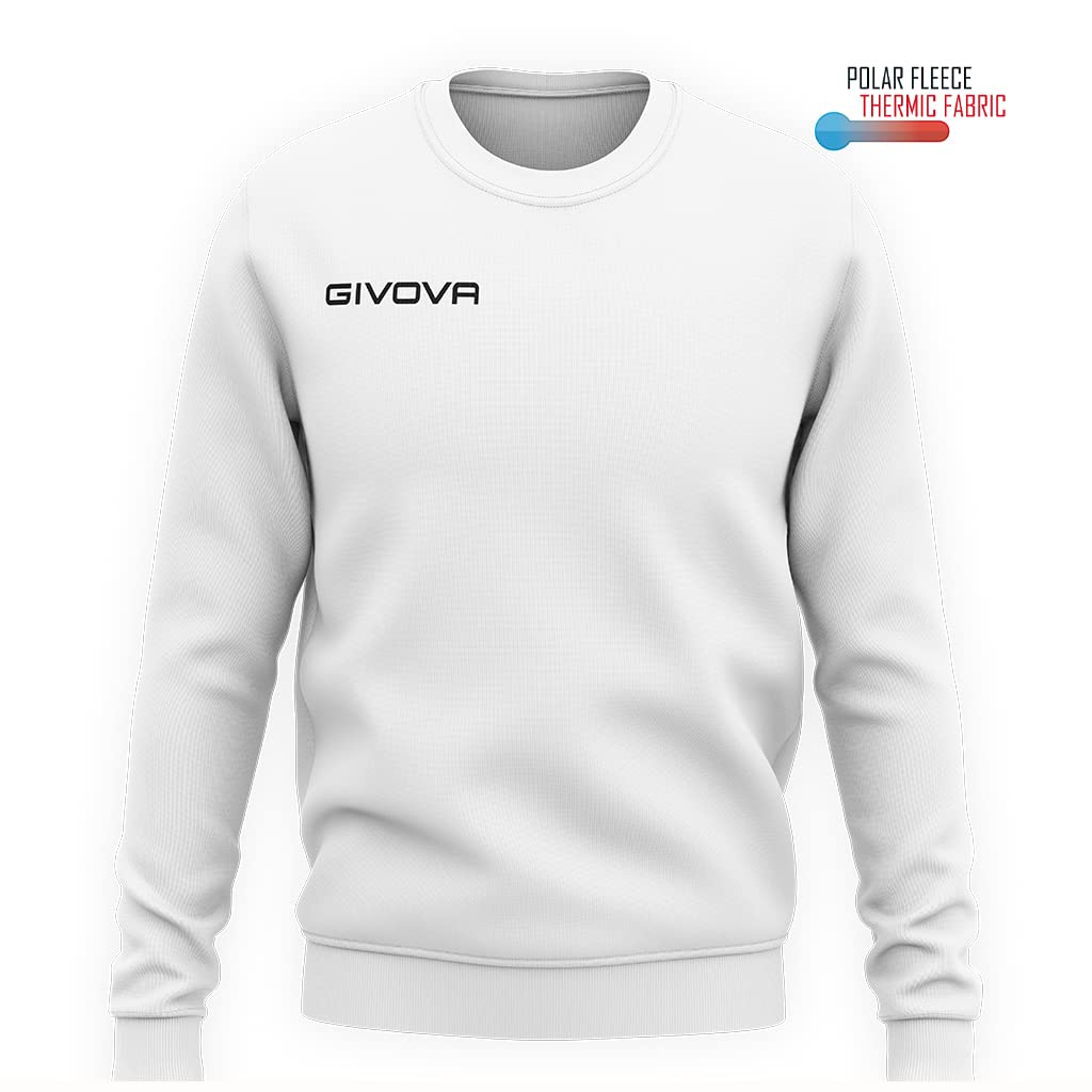 Givova MAGLIA POLARFLEECE G/COLLO ONE BIANCO Tg. M