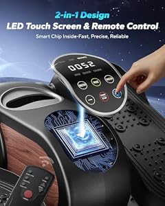 MERACH Under Desk Elliptical, Leg Exerciser While Sitting for Seniors — photo 4 of 6