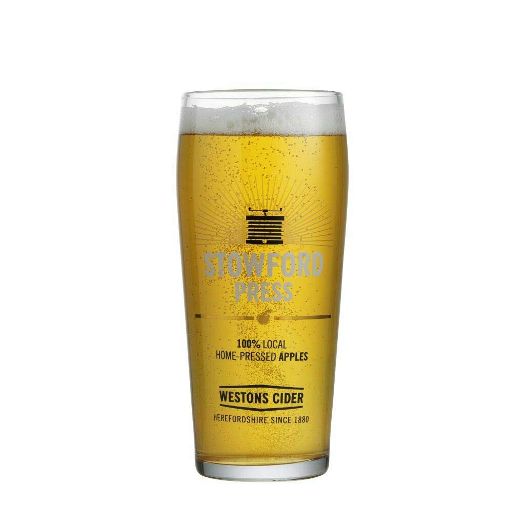 Stowford Press Personalised Half Pint Cider Glass - Enter Your Own Custom Text