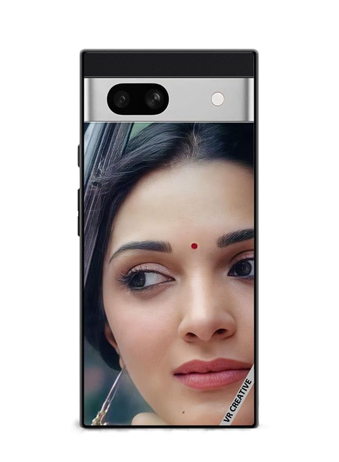VR Creative Protective Case Cover For Google Pixel 7a Bollywood Actress Kiara Advani Design Multicolour
