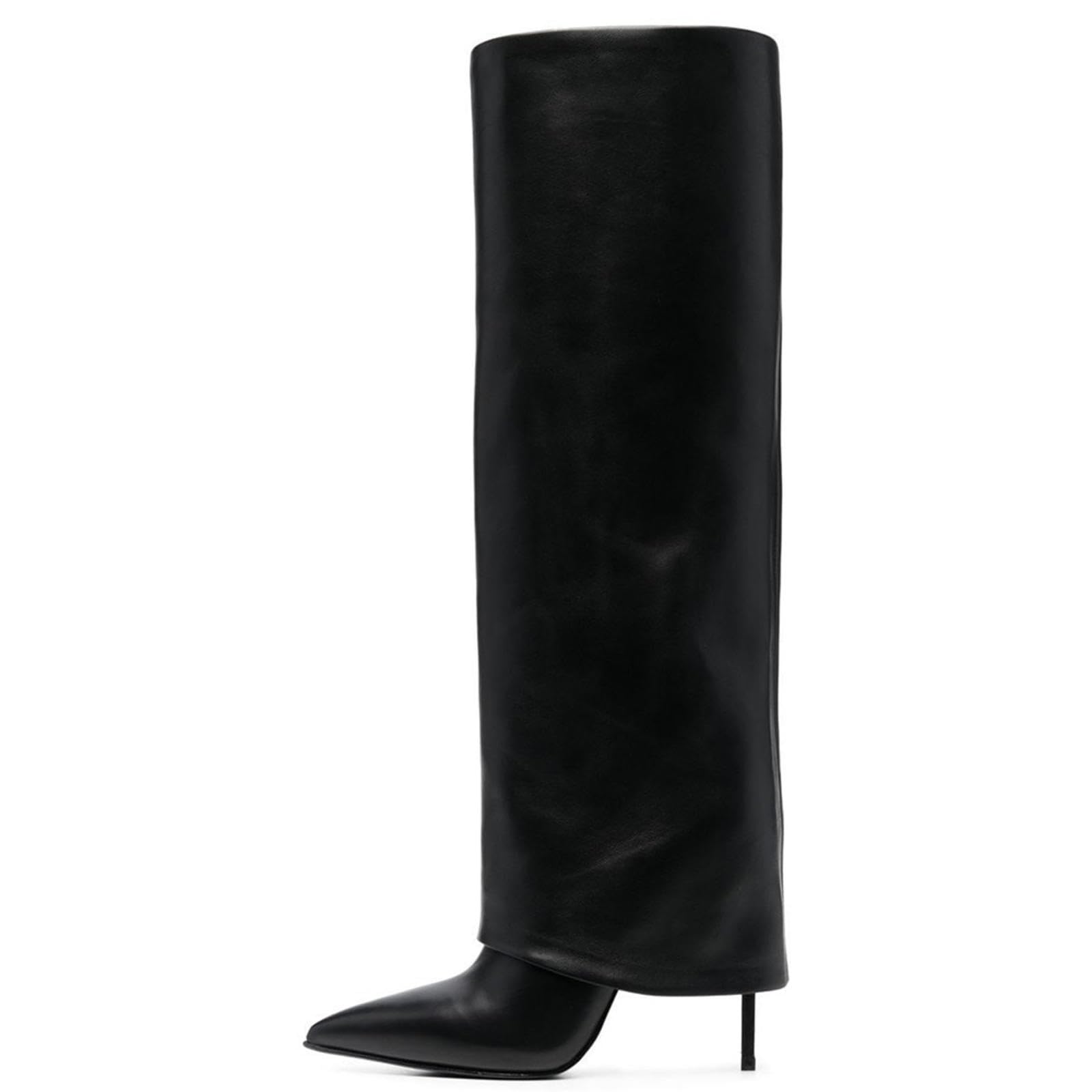 tacchi donna Tacco Alto 13 Cm Stivali da Donna Tacco Sottile,Black-46