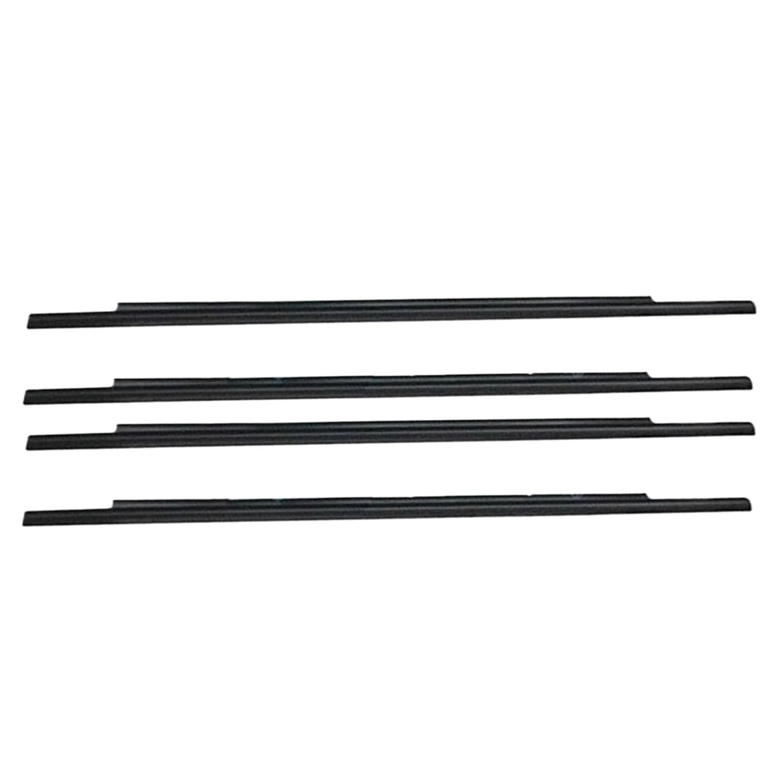 Glilar One Color Automotive Window Seals Compatible With Mitsubishi For Outlander Sport Ga 2010-2021 4Pcs Door Window Glass Weatherstrip Belt Waterproof Seals Strips Trim