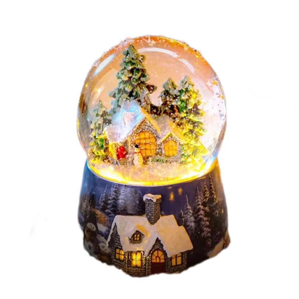 天空の城ラピュタ　スノードーム Amazon.co.jp: スノードーム クリスマスオルゴール スノーグローブ LED