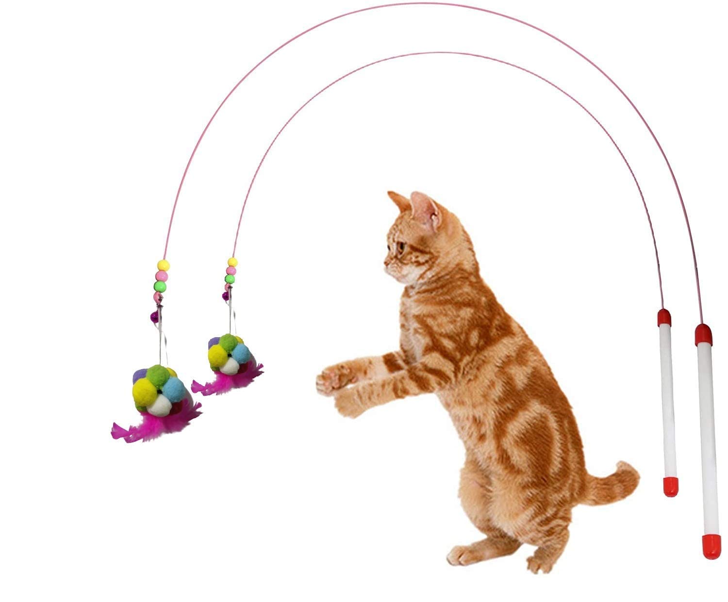 See full amazon price history chart for PETS EMPIRE Kitten Cat Soft Rod Toy Feather Bells Ball Play Pet Wand Stick New Teaser Stick Length -60 cm - Color May Vary (Pack of 2) PETS EMPIRE Kitten Cat Soft Rod Toy Feather Bells Ball Play Pet Wand Stick New Teaser Stick Length -60 cm - Color May Vary (Pack of 2) (B09JM4B6WP) Amazon Price History, Amazon Price Tracker